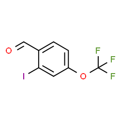 ChemSpider 2D Image | 2-Iodo-4-(trifluoromethoxy)benzaldehyde | C8H4F3IO2