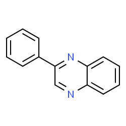 ChemSpider 2D Image | 2-Phenylquinoxaline | C14H10N2