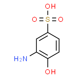 ChemSpider 2D Image | 2-Amino-4-sulfophenol | C6H7NO4S