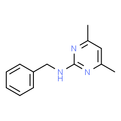 ChemSpider 2D Image | N-Benzyl-4,6-dimethyl-2-pyrimidinamine | C13H15N3