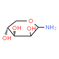 ChemSpider 2D Image | (2xi)-D-erythro-Pentopyranosylamine | C5H11NO4