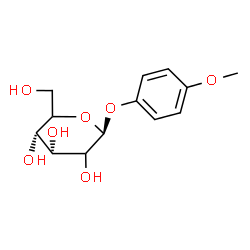 ChemSpider 2D Image | 4-Methoxyphenyl beta-D-erythro-hexopyranoside | C13H18O7
