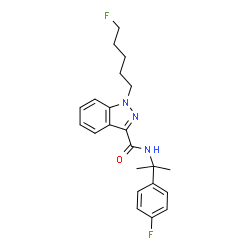 ChemSpider 2D Image | 4-fluoro-CUMYL-5-fluoro-PINACA | C22H25F2N3O