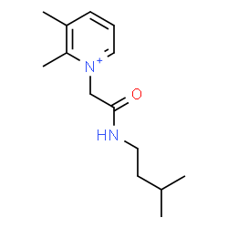 ChemSpider 2D Image | 2,3-Dimethyl-1-{2-[(3-methylbutyl)amino]-2-oxoethyl}pyridinium | C14H23N2O