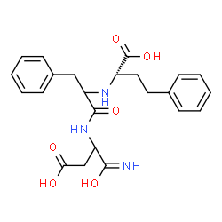 ChemSpider 2D Image | 3-({N-[(1S)-1-Carboxy-3-phenylpropyl]phenylalanyl}amino)-4-hydroxy-4-iminobutanoic acid | C23H27N3O6