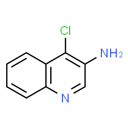 ChemSpider 2D Image | 4-Chloro-3-quinolinamine | C9H7ClN2