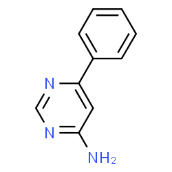 ChemSpider 2D Image | 6-Phenyl-4-pyrimidinamine | C10H9N3