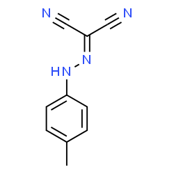 ChemSpider 2D Image | [(4-Methylphenyl)hydrazono]malononitrile | C10H8N4