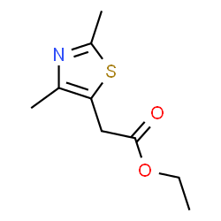 ChemSpider 2D Image | ethyl 2-(2,4-dimethylthiazol-5-yl)acetate | C9H13NO2S