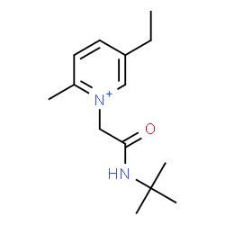 ChemSpider 2D Image | 5-Ethyl-2-methyl-1-{2-[(2-methyl-2-propanyl)amino]-2-oxoethyl}pyridinium | C14H23N2O