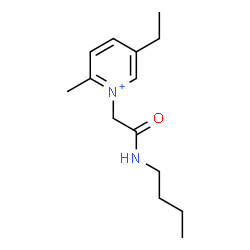 ChemSpider 2D Image | 1-[2-(Butylamino)-2-oxoethyl]-5-ethyl-2-methylpyridinium | C14H23N2O