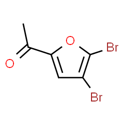 ChemSpider 2D Image | 1-(4,5-Dibromo-2-furyl)ethanone | C6H4Br2O2