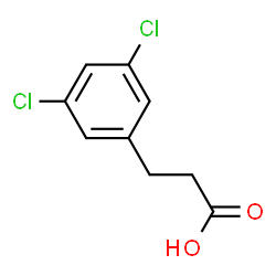 ChemSpider 2D Image | 3-(3,5-Dichlorophenyl)propanoic acid | C9H8Cl2O2