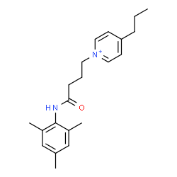 ChemSpider 2D Image | 1-[4-(Mesitylamino)-4-oxobutyl]-4-propylpyridinium | C21H29N2O