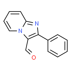 ChemSpider 2D Image | 3-Formyl-2-phenylimidazo[1,2-a]pyridine | C14H10N2O