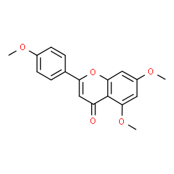 ChemSpider 2D Image | 4',5,7-TRIMETHOXYFLAVONE | C18H16O5