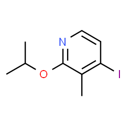 ChemSpider 2D Image | 4-Iodo-2-isopropoxy-3-methylpyridine | C9H12INO