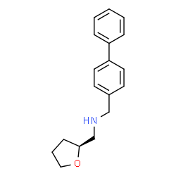 ChemSpider 2D Image | 1-(4-Biphenylyl)-N-[(2S)-tetrahydro-2-furanylmethyl]methanamine | C18H21NO
