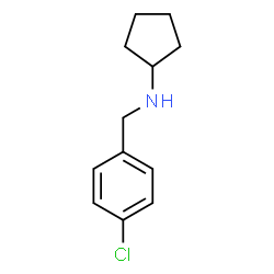 ChemSpider 2D Image | N-(4-Chlorobenzyl)cyclopentanamine | C12H16ClN