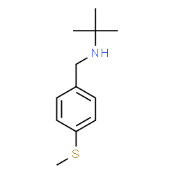 ChemSpider 2D Image | 2-Methyl-N-[4-(methylsulfanyl)benzyl]-2-propanamine | C12H19NS
