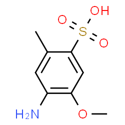 ChemSpider 2D Image | 4-AMINO-5-METHOXY-2-TOLUENESULFONIC ACID | C8H11NO4S