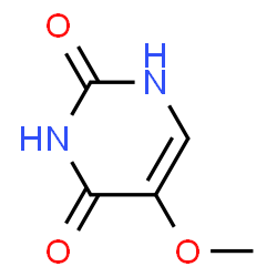 ChemSpider 2D Image | 5-Methoxyuracil | C5H6N2O3