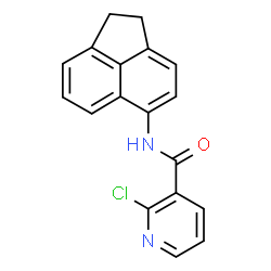 ChemSpider 2D Image | 2-Chloro-N-(1,2-dihydro-5-acenaphthylenyl)nicotinamide | C18H13ClN2O