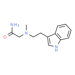 ChemSpider 2D Image | N~2~-[2-(1H-Indol-3-yl)ethyl]-N~2~-methylglycinamide | C13H17N3O