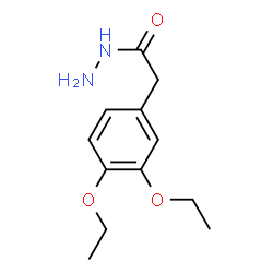 ChemSpider 2D Image | 2-(3,4-diethoxyphenyl)acetohydrazide | C12H18N2O3