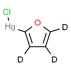 ChemSpider 2D Image | Chloro[(~2~H_3_)-2-furyl]mercury | C4D3ClHgO