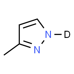 ChemSpider 2D Image | 3-Methyl(1-~2~H)-1H-pyrazole | C4H5DN2