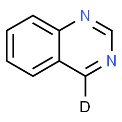 ChemSpider 2D Image | (4-~2~H)Quinazoline | C8H5DN2
