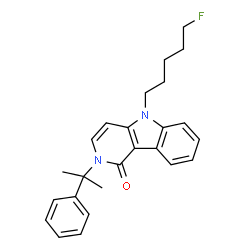ChemSpider 2D Image | 5-fluoro CUMYL-PeGACLONE | C25H27FN2O