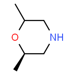 ChemSpider 2D Image | (2R)-2,6-Dimethylmorpholine | C6H13NO