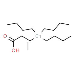 ChemSpider 2D Image | 3-(Tributylstannyl)-3-butenoic acid | C16H32O2Sn