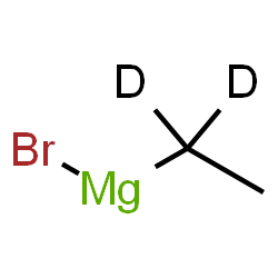 ChemSpider 2D Image | Bromo[(1,1-~2~H_2_)ethyl]magnesium | C2H3D2BrMg