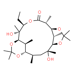 ChemSpider 2D Image | (1S,2R,4R,5R,9S,10R,13R,14R,15R,19S,20S)-13-Ethyl-4,14-dihydroxy-2,4,7,7,10,14,17,17,19,20-decamethyl-6,8,12,16,18-pentaoxatricyclo[13.3.1.1~5,9~]icosan-11-one (non-preferred name) | C27H48O8