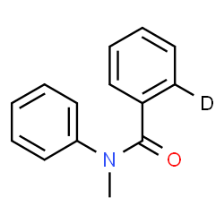 ChemSpider 2D Image | N-Methyl-N-phenyl(2-~2~H)benzamide | C14H12DNO