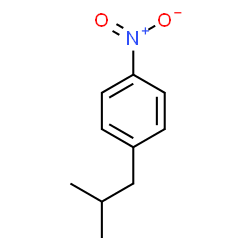 ChemSpider 2D Image | 1-Isobutyl-4-nitrobenzene | C10H13NO2