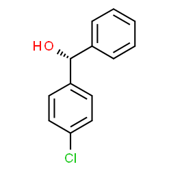 ChemSpider 2D Image | (R)-p-chlorobenzhydrol | C13H11ClO