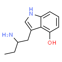 ChemSpider 2D Image | 3-(2-Aminobutyl)-1H-indol-4-ol | C12H16N2O