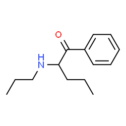 ChemSpider 2D Image | 1-Phenyl-2-(propylamino)-1-pentanone | C14H21NO