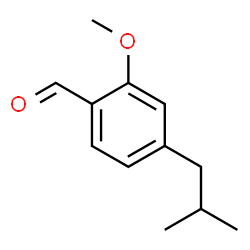 ChemSpider 2D Image | 4-Isobutyl-2-methoxybenzaldehyde | C12H16O2