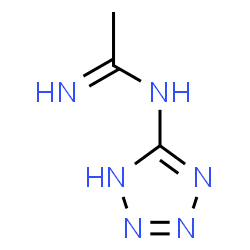 ChemSpider 2D Image | N-(1H-Tetrazol-5-yl)ethanimidamide | C3H6N6