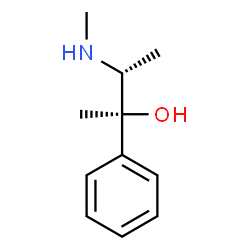 ChemSpider 2D Image | (2S,3R)-3-(Methylamino)-2-phenyl-2-butanol | C11H17NO