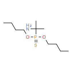 ChemSpider 2D Image | O,O-Dibutyl (2-amino-2-propanyl)phosphonothioate | C11H26NO2PS