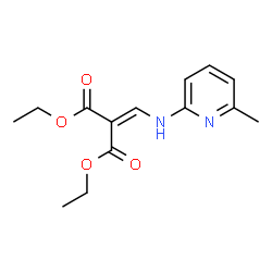 ChemSpider 2D Image | Diethyl (6-methyl-2-pyridylaminomethylene)malonate | C14H18N2O4