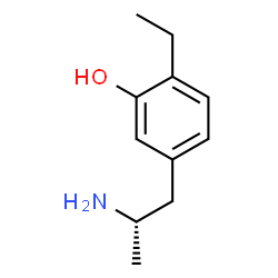 ChemSpider 2D Image | 5-[(2S)-2-Aminopropyl]-2-ethylphenol | C11H17NO