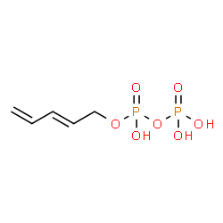 ChemSpider 2D Image | (2E)-2,4-Pentadien-1-yl trihydrogen diphosphate | C5H10O7P2