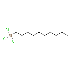 ChemSpider 2D Image | Decyltrichlorosilane | C10H21Cl3Si